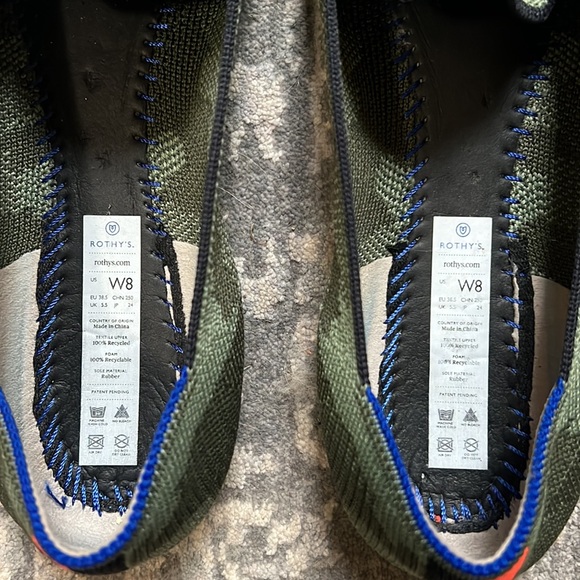 Rothy's Green Camouflage Flats - Picture 2 of 2